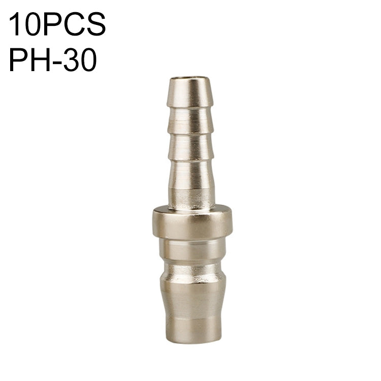 10pcs C-type Self-lock Pneumatic Quick Fitting Connector, Series 1