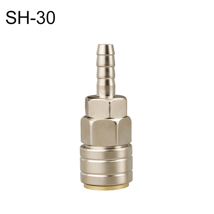 10pcs C-type Self-lock Pneumatic Quick Fitting Connector, Series 1