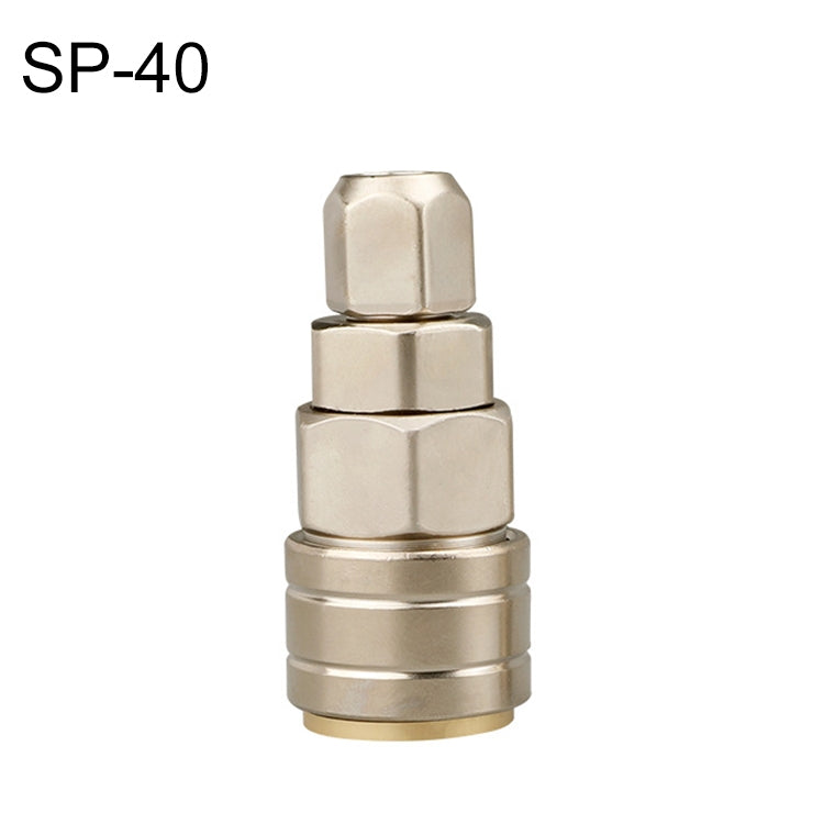 10pcs C-type Self-lock Pneumatic Quick Fitting Connector, Series 1