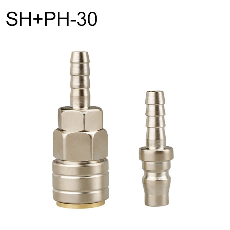10pcs C-type Self-lock Pneumatic Quick Fitting Connector, Series 1