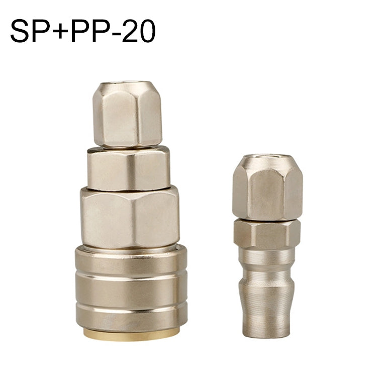 10pcs C-type Self-lock Pneumatic Quick Fitting Connector, Series 1