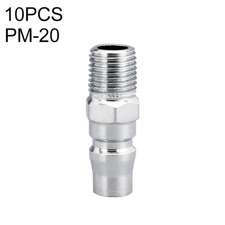 10pcs C-type Self-lock Air Tube Pneumatic Quick Fitting Connector, Series 1