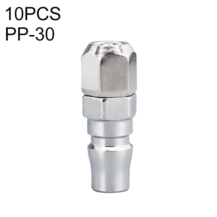10pcs C-type Self-lock Air Tube Pneumatic Quick Fitting Connector, Series 1