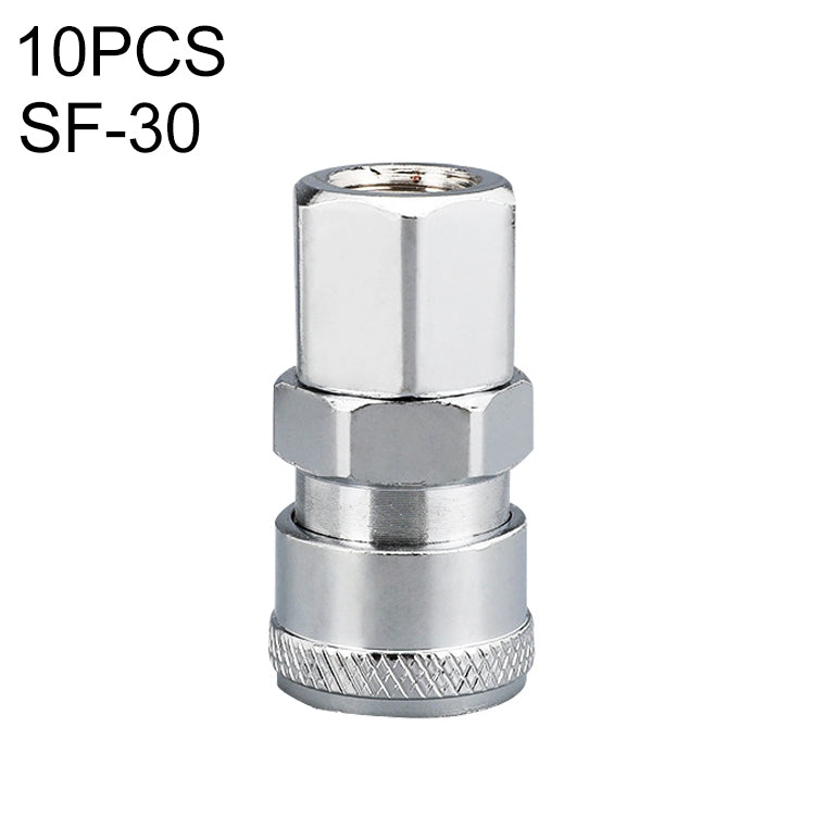 10pcs C-type Self-lock Air Tube Pneumatic Quick Fitting Connector, Series 1