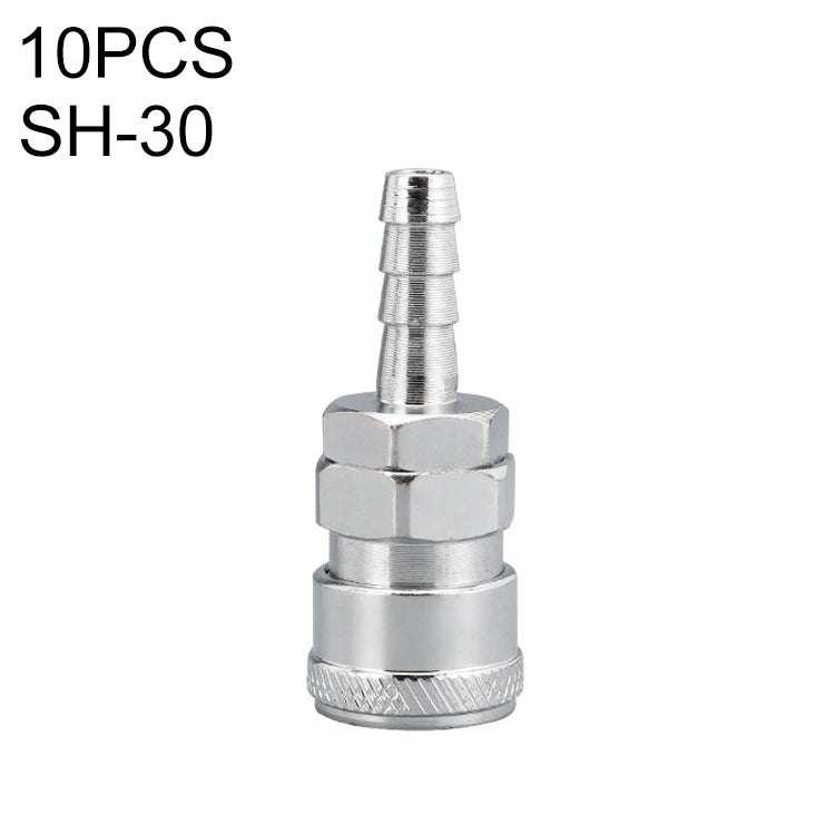 10pcs C-type Self-lock Air Tube Pneumatic Quick Fitting Connector, Series 1