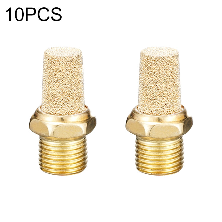 LAIZE Half Copper Long Pneumatic Muffler, Caliber:3 Point