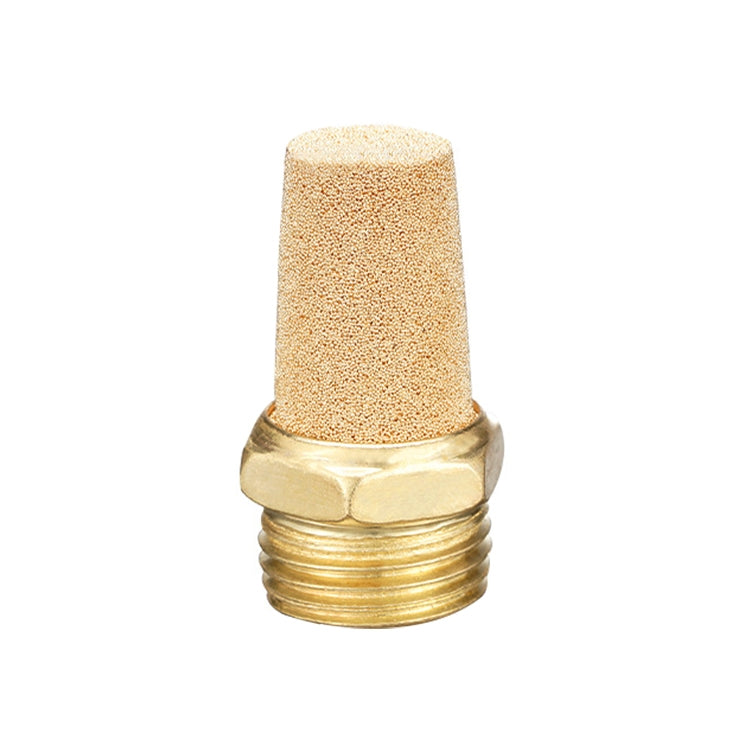 LAIZE Half Copper Long Pneumatic Muffler, Caliber:3 Point