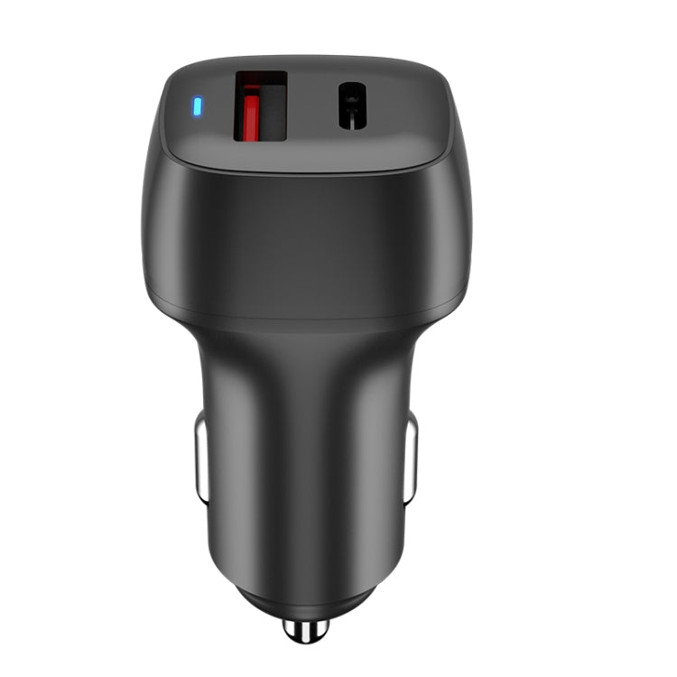 ACC-578 33W USB-C/Type-C+USB Fast Charge Car Charger, ACC-578(Black), ACC-578(White)