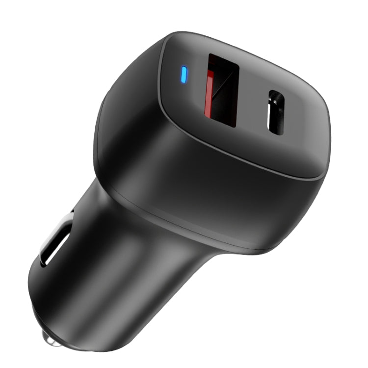 ACC-578 33W USB-C/Type-C+USB Fast Charge Car Charger, ACC-578(Black), ACC-578(White)