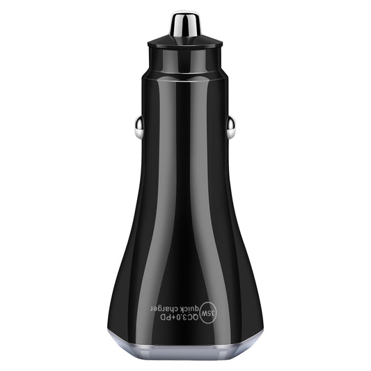 ACC-320PD 35W Dual USB+USB-C/Type-C Fast Charge Car Charger, ACC-320PD