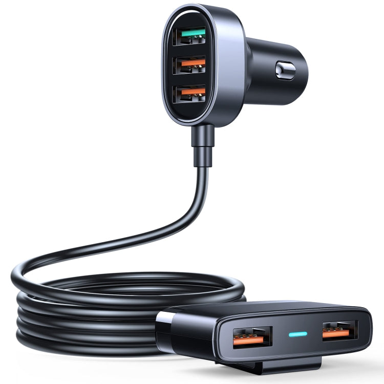 JOYROOM CL03 PRO 45W 5-ports USB Car Charging with Extended HUB, JR-CL03 PRO
