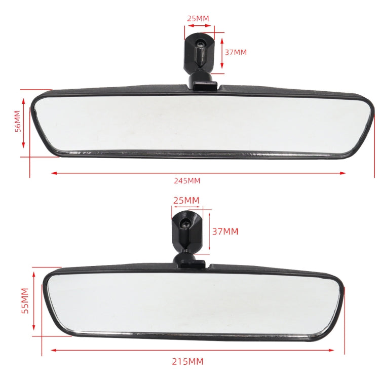 Car Modified Large Field View Reflective Auxiliary Mirror