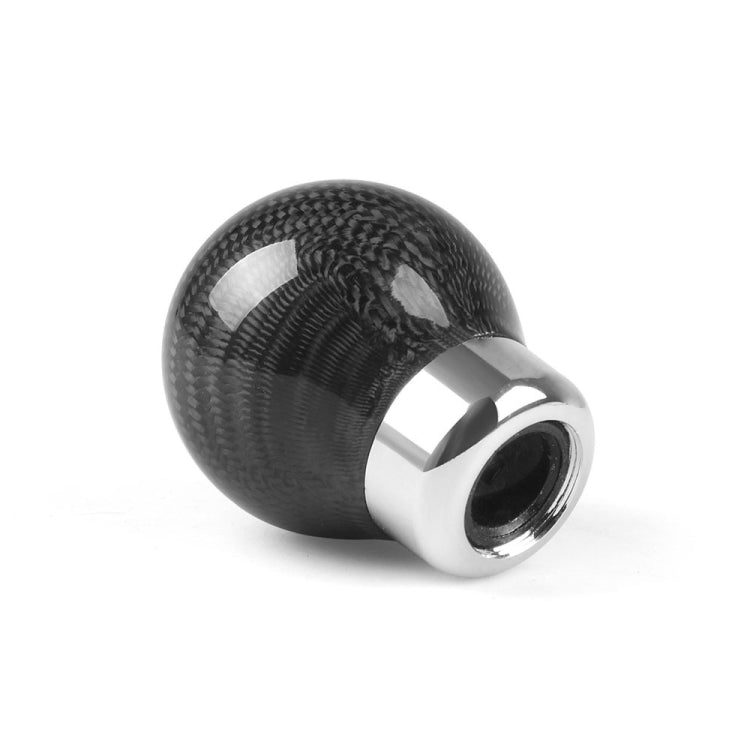 Sleek Carbon Fibre 5-Speed Gear Shift Knob for Universal Cars