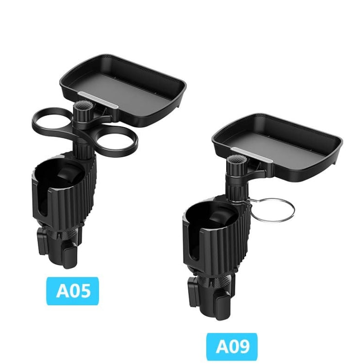 360-Degree Rotating Car Cup Holder with Versatile Dinner Tray