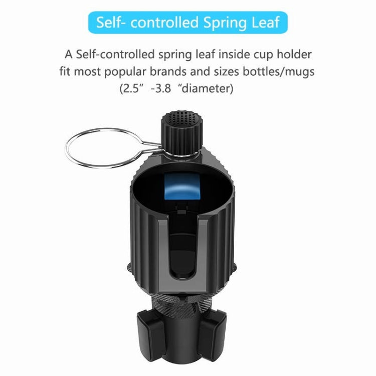 360-Degree Rotating Car Cup Holder with Versatile Dinner Tray