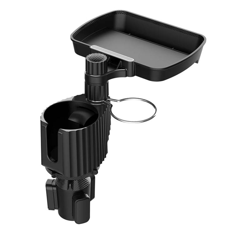 360-Degree Rotating Car Cup Holder with Versatile Dinner Tray