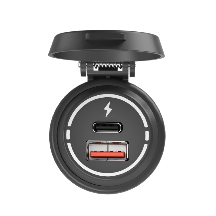 ZH-1786A1 QC3.0 USB-A + Type-C Dual Interface Car Charger, ZH-1786A1