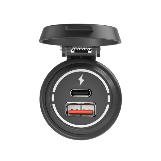 ZH-1786A2 QC3.0 USB-A + Type-C Dual Interface Car Charger, Cable Length: 60cm, ZH-1786A2