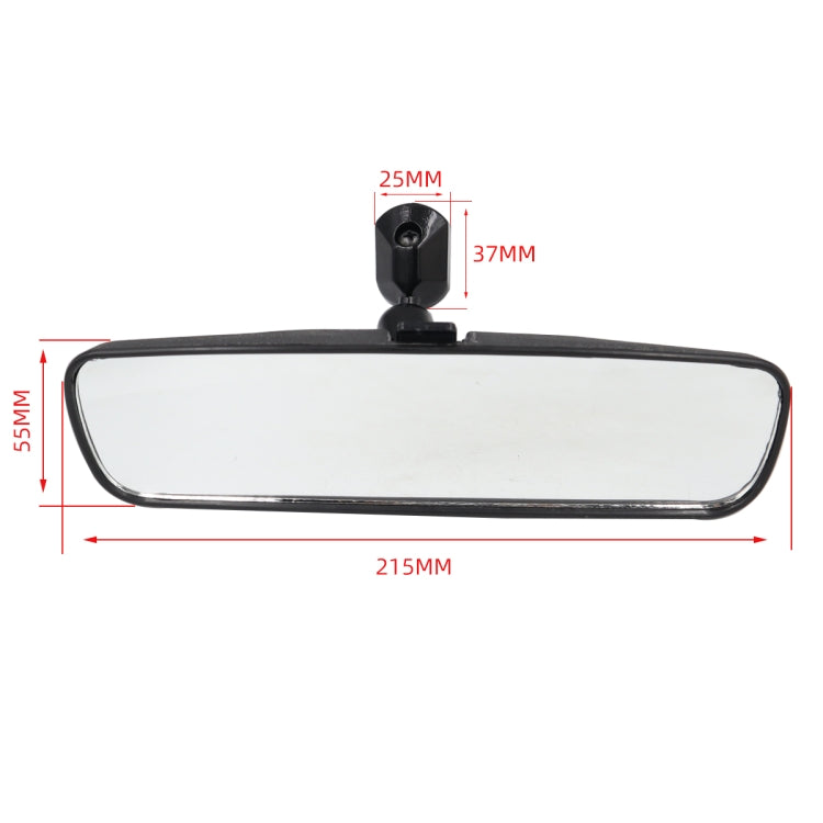 Enhanced 8-Inch Reflective Rearview Mirror for Optimal Driving Visibility