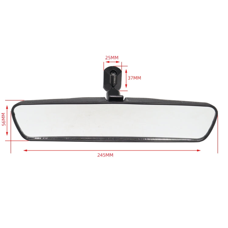 10-Inch Enhanced Reflection Rear-View Mirror for Optimal Driving Visibility