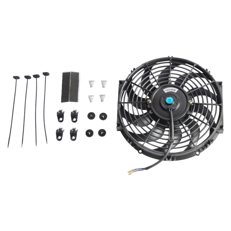 12V 80W Car Powerful Transmission Oil Cooling Fan with Mounting Accessorie