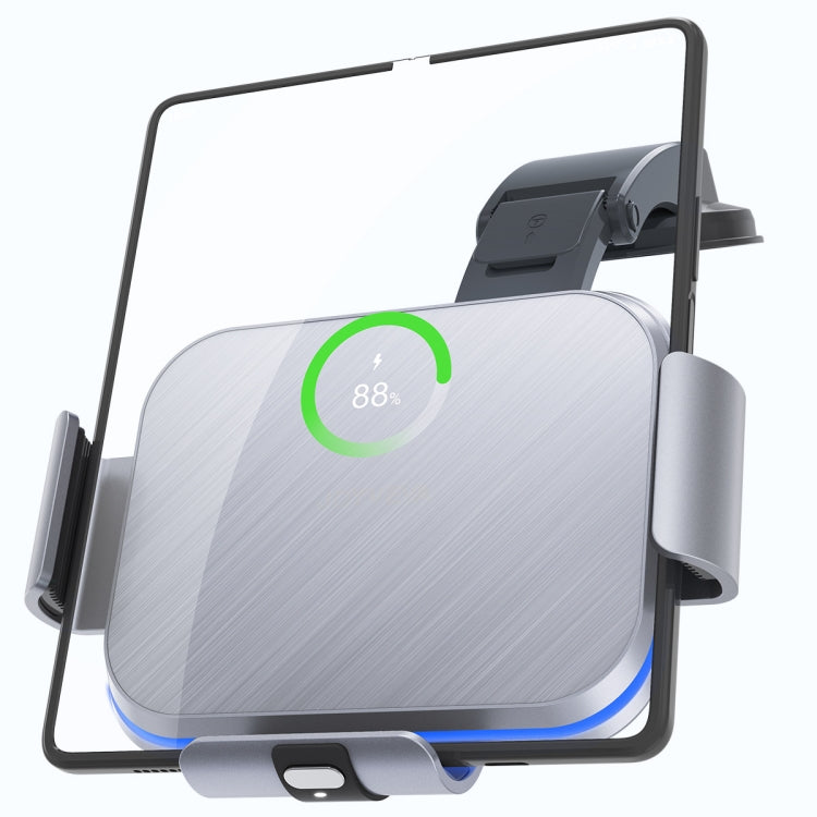 S8 Dual Coil Car Phone Holder Wireless Charger