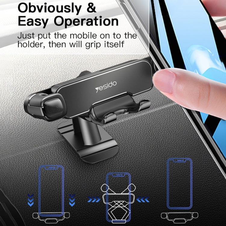 Yesido C90 Car Center Console Paste Magnetic Gravity Mobile Phone Holder
