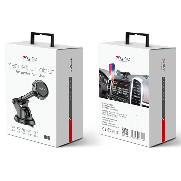 Yesido C67 Magnetic Dashboard Phone Holder with 360° Rotation