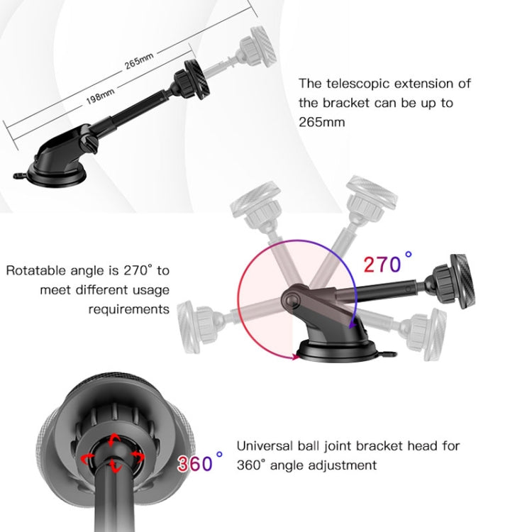 Yesido C67 Magnetic Dashboard Phone Holder with 360° Rotation