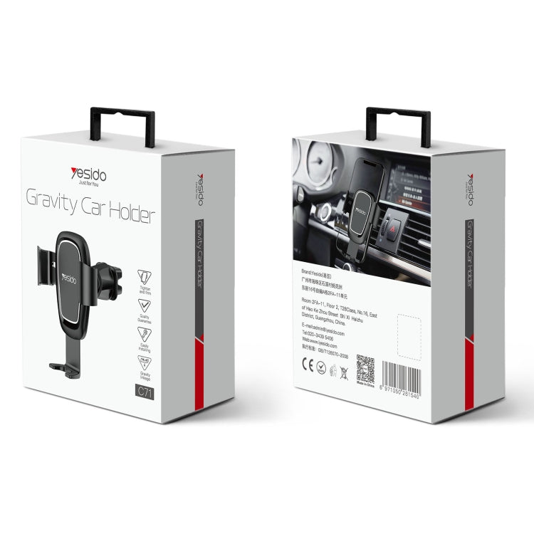 Yesido C71 360° Rotating Car Air Vent Phone Mount