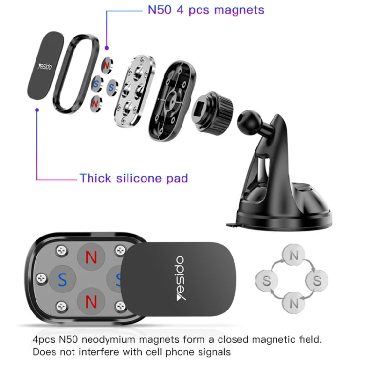 Yesido C72 Super Strong Magnetic Phone Mount for Car and Home