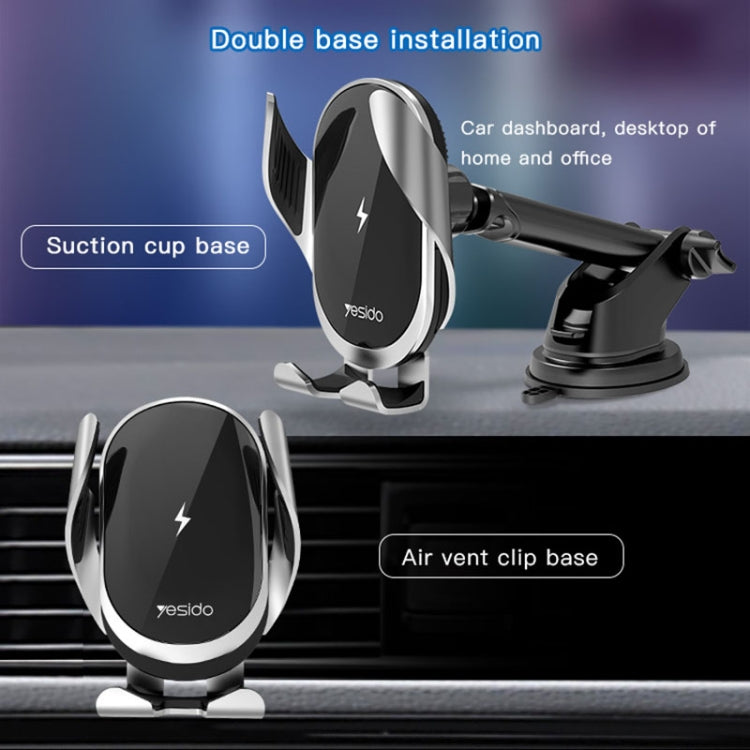 SmartAuto 15W Qi Wireless Car Charger & Phone Holder with Automatic Clamping