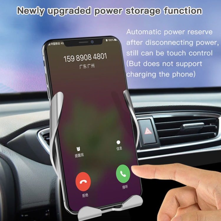SmartAuto 15W Qi Wireless Car Charger & Phone Holder with Automatic Clamping