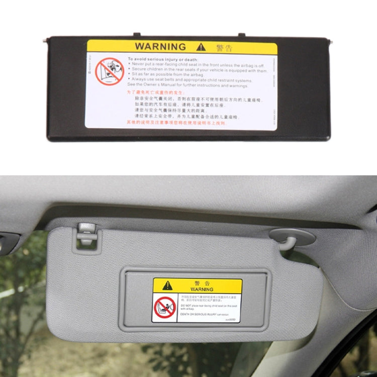 Peugeot 308 2010-2022 Left-Hand Drive Sun Visor Makeup Mirror Cover - Durable ABS Finish, Easy Fit!