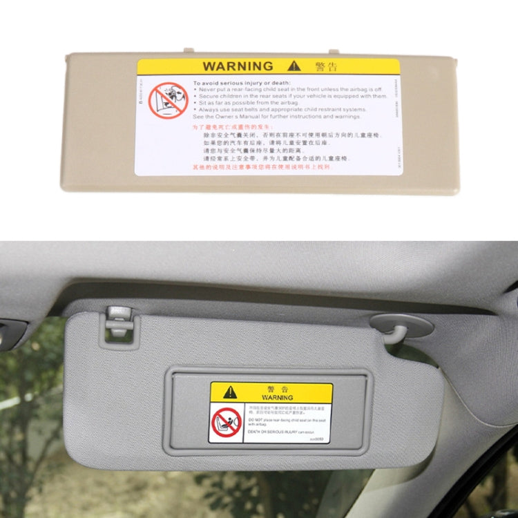 Peugeot 308 2010-2022 Left-Hand Drive Sun Visor Makeup Mirror Cover - Durable ABS Finish, Easy Fit!