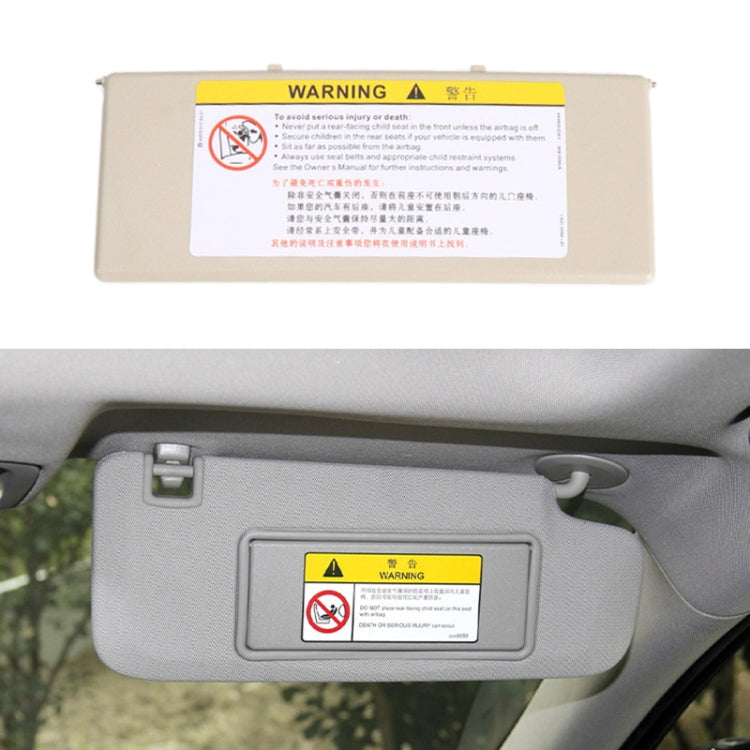 Peugeot 308 2010-2022 Left-Hand Drive Sun Visor Makeup Mirror Cover - Durable ABS Finish, Easy Fit!