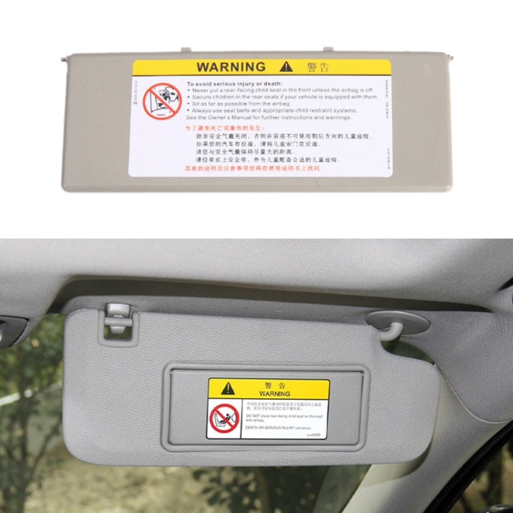 Peugeot 308 2010-2022 Left-Hand Drive Sun Visor Makeup Mirror Cover - Durable ABS Finish, Easy Fit!