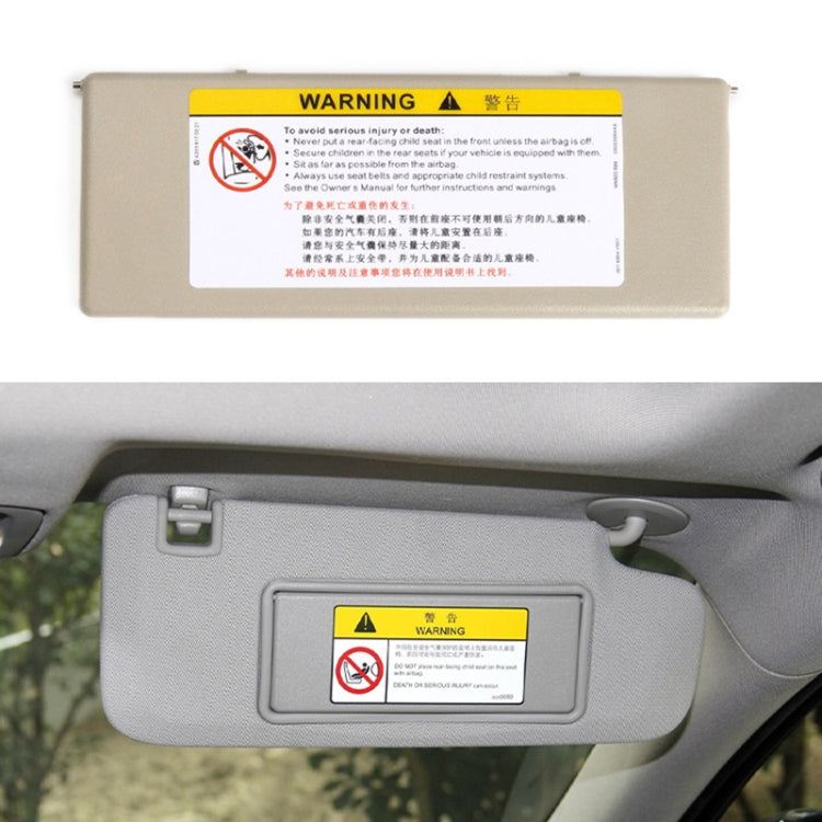 Stylish Left-Hand Drive Sun Visor Makeup Mirror for Buick & Chevrolet - OE 23196443
