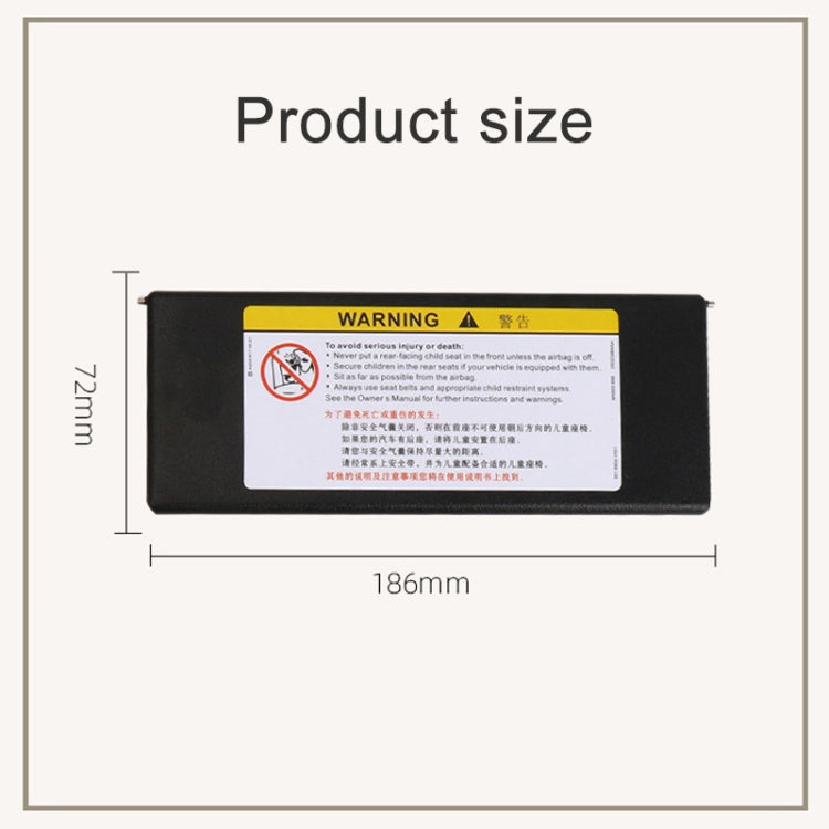 Stylish Left-Hand Drive Sun Visor Makeup Mirror for Buick & Chevrolet - OE 23196443