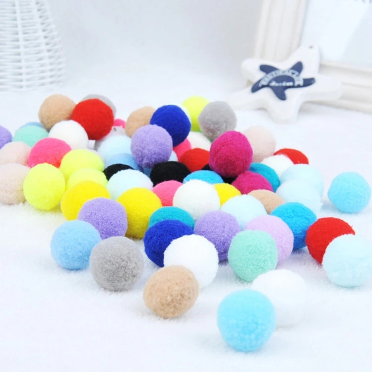Colorful Plush Ball Pet Chew Ball Cat Interactive Toy
