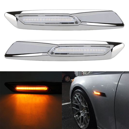 2 PCS Car Fender Light  LED Leaf Board Side DC12V / 1.7W for BMW, Yellow Light