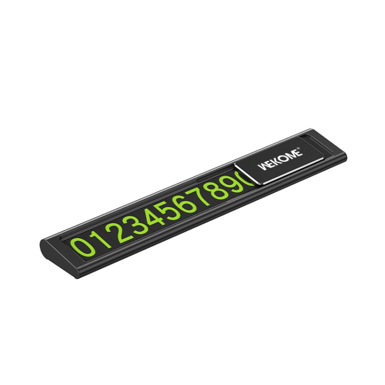 WK WT-SPO8 Metal Invisible Parking Phone Number Card, WT-SPO8