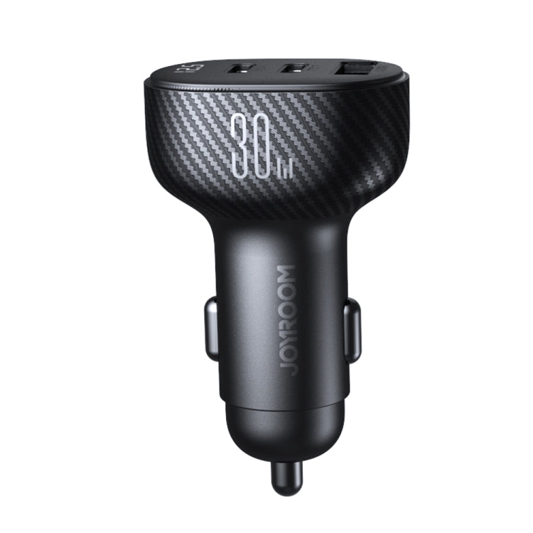 JOYROOM JR-CCD04 30W Dual PD + QC3.0 Ports Digital Display Car Charger, JR-CCD04