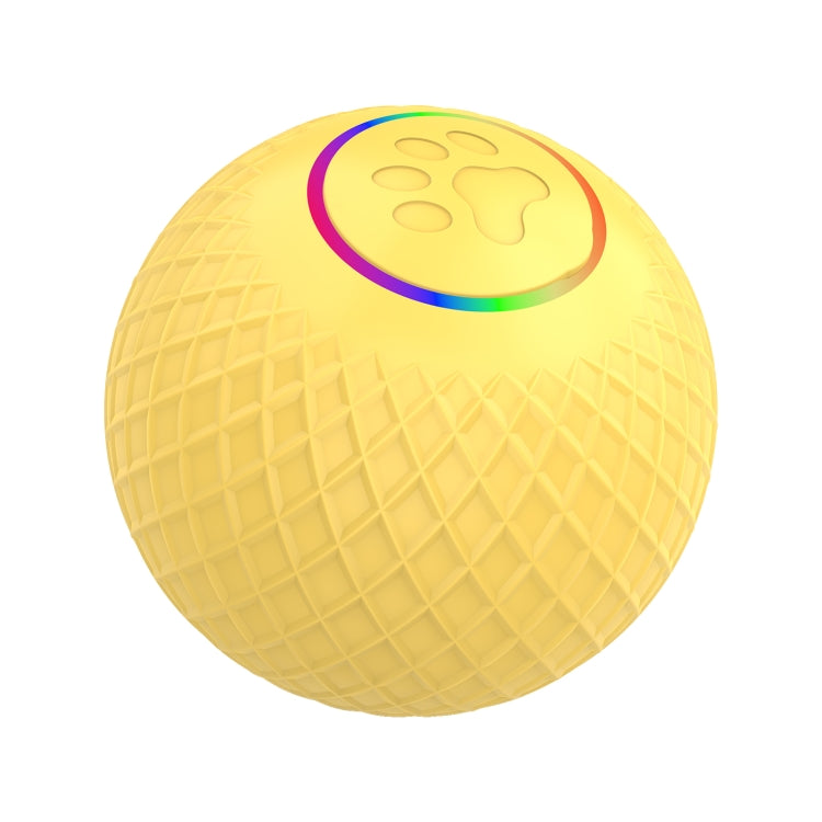 C2 5.5cm Intelligent Auto Pet Toy Cat Training Luminous Ball, No Remote Control