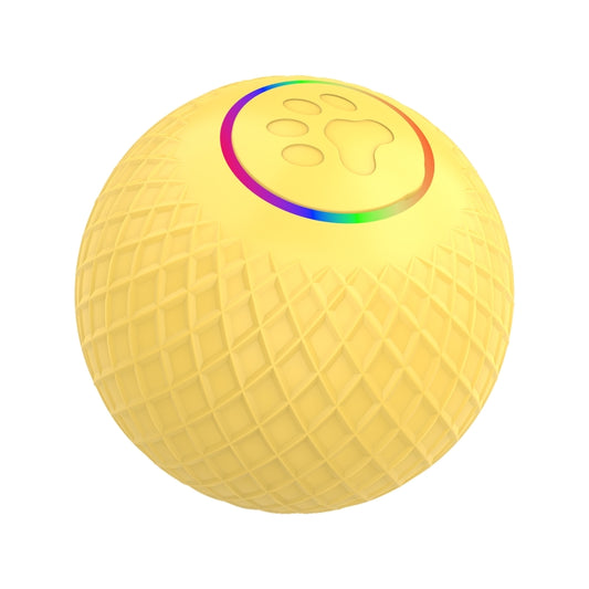 C2 5.5cm Intelligent Auto Pet Toy Cat Training Luminous Ball, No Remote Control