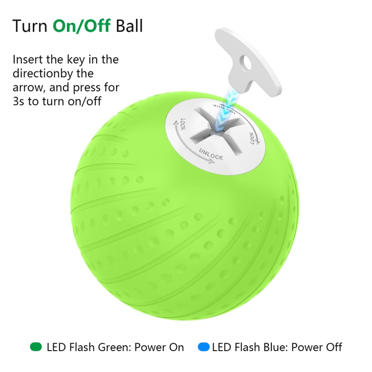 O2 6cm Intelligent Auto Pet Toy Dog Training Ball, No Remote Control