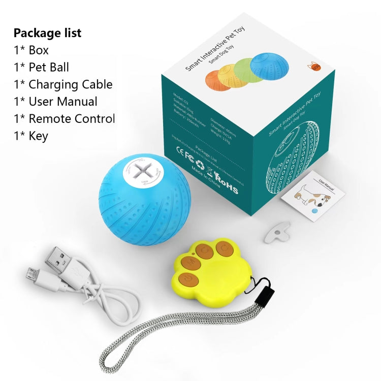 O2 6cm Intelligent Remote Control Pet Toy Dog Training Ball