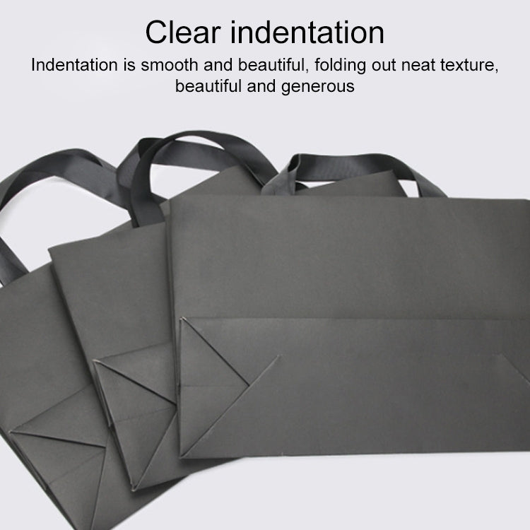 Black Shopping Kraft Paper Bag Handbag