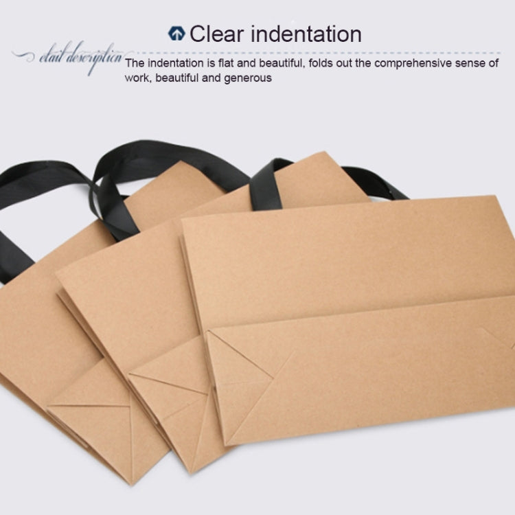 Buff Shopping Kraft Paper Bag Handbag