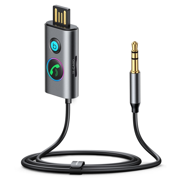 JOYROOM JR-CB7 Car-B Series Car Bluetooth 5.3 Wireless Receiver AUX Adapter Support TF Card, JR-CB7